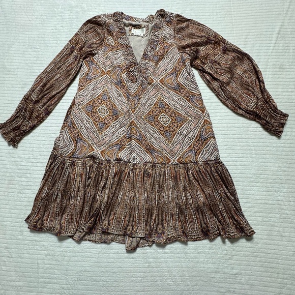 Anthropologie Dresses & Skirts - Anthropologie Brown Geometric Kids Dress